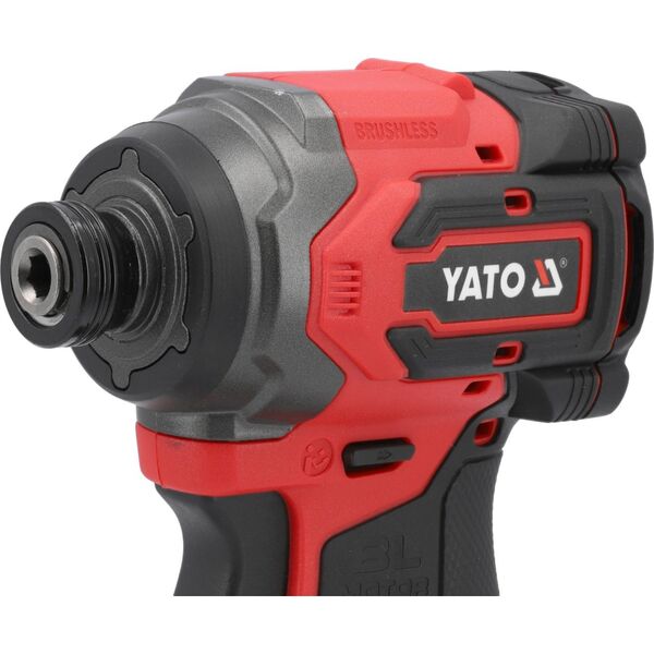 Klucz udarowy Yato AKUMULATOROWA ZAKRĘTARKA UDAROWA 230Nm 18V + AKUMULATOR 1x 4Ah + ŁAD. YATO 13703093 5906083096075