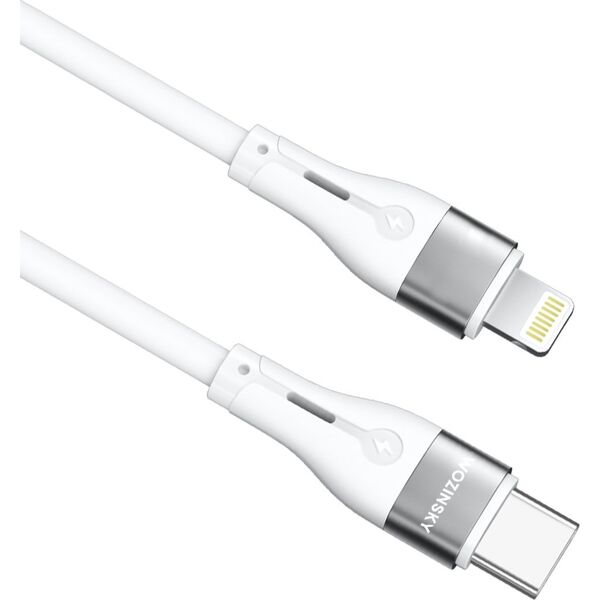 Kabel USB Wozinsky USB-C - Lightning 1 m Biały (5907769308772) 13703546 5907769308772
