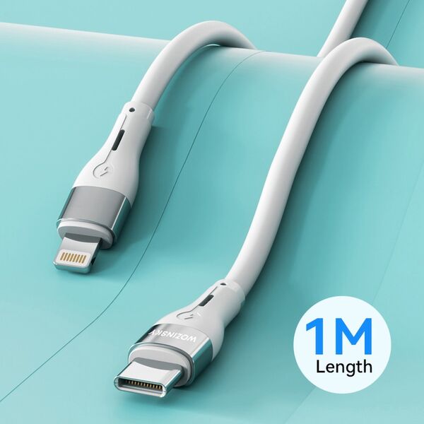 Kabel USB Wozinsky USB-C - Lightning 1 m Biały (5907769308772) 13703546 5907769308772