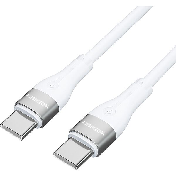 Kabel USB Wozinsky USB-C - USB-C 2 m Biały (5907769308802) 13703547 5907769308802