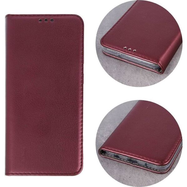 nemo Etui SAMSUNG GALAXY A35 5G Portfel z Klapką Skóra Ekologiczna Kabura Magnet Book burgundowe 13715352 5903396257117