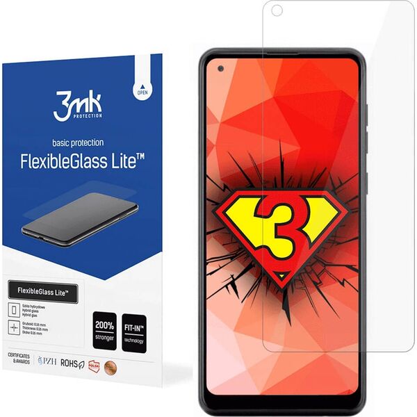 3MK Szkło Hybrydowe SAMSUNG GALAXY XCOVER 7 3mk Flexbile Glass Lite Cienkie (0,16mm) 13722641 5903108555456
