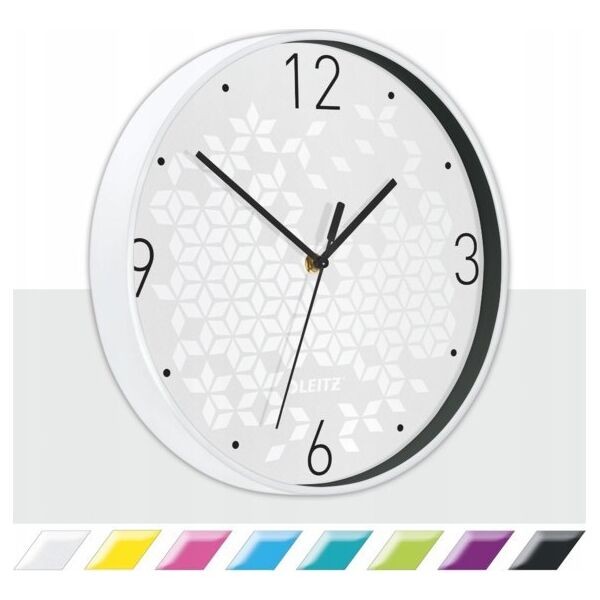 Leitz Zegar Leitz WOW bia�y 13724572 4002432122929