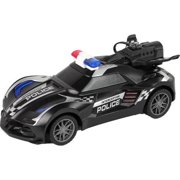 LeanToys Auto Sportowe R/C Policja Czarne Zdalnie Sterowane 13756756 5905679071878