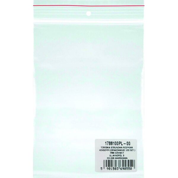 Office Products Torebka strunowa OFFICE PRODUCTS, LDPE, 190x250mm, 100szt., transparentna 13756894 5901503624074