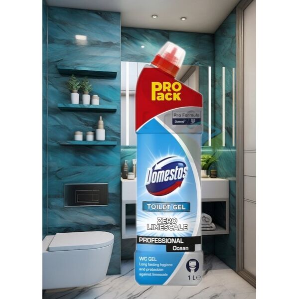 Chemia Płyn do czyszczenia toalet DOMESTOS, Profesional Ocean, 1000ml 13757082 7615400844159