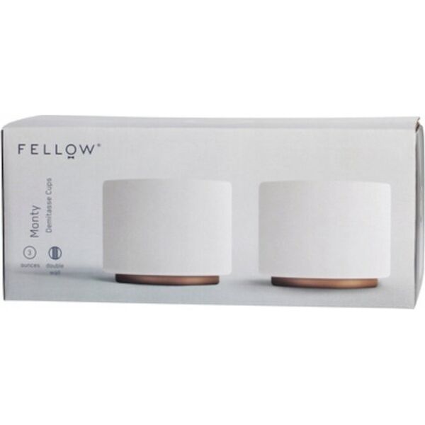 Fellow Fellow Monty Espresso - Kubek biały 90 ml - 2 sztuki 13757722 852212007366