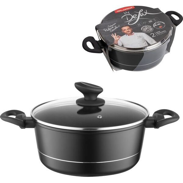 Florina Garnek aluminiowy Florina Delux by Mateusz Gessler 24 cm 4 l 13759254 5905031334269