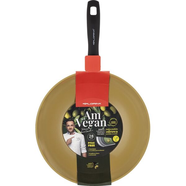 Patelnia Florina Patelnia aluminiowa wok Florina AmVegan 28 cm by Mateusz Gessler 13759387 5905031352751