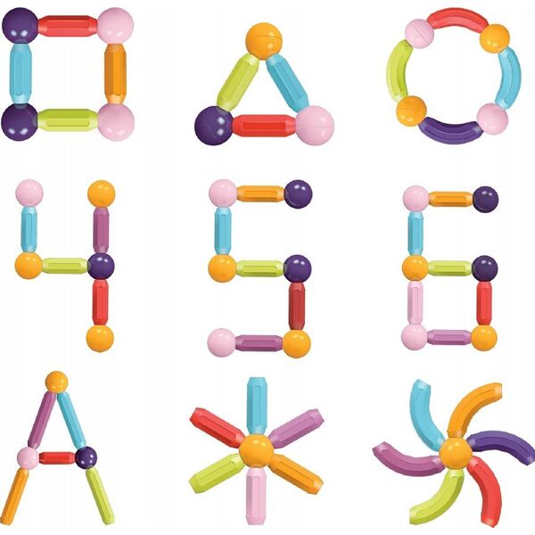 Egaleco L73G4 KLOCKI MAGNETYCZNE DUŻE 64SZT.PRO 13768935 5904100210671