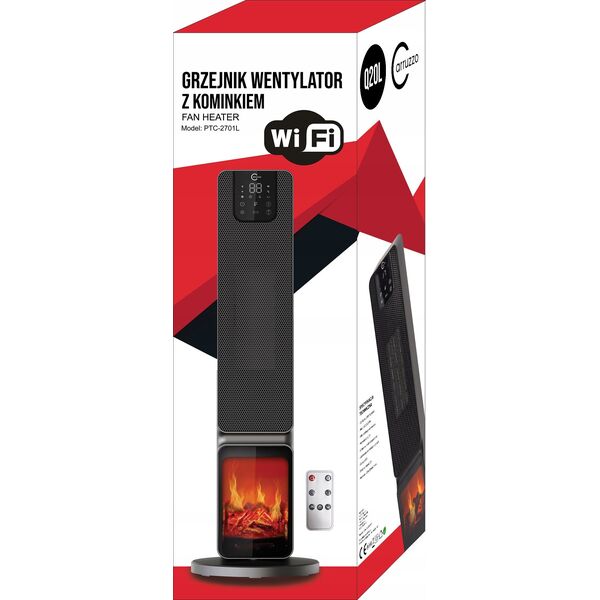 Grzejnik Carruzzo Q20L GRZEJNIK WENTYLATOR Z KOMINKIEM      WIFI 13768941 5904100214228