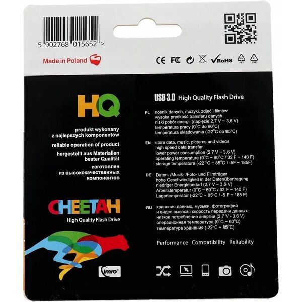 Pendrive Imro IMRO pendrive CHEETAH 256GB USB3.0 13802712 5902768015652