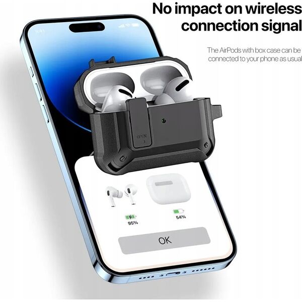 Dux Ducis DUX DUCIS futerał PECO ochronny typu armor na AirPods 3 czarny 13802879 6934913014486