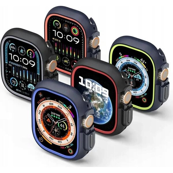 Dux Ducis DUX DUCIS futerał BAMO do Apple Watch Ultra / Ultra 2 49 mm czarno pomarańczowy 13802891 6934913021316