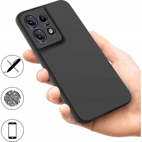 Hurtel Etui Soft Case na Motorola Edge 50 Pro - czarne 13804550 5907769362644