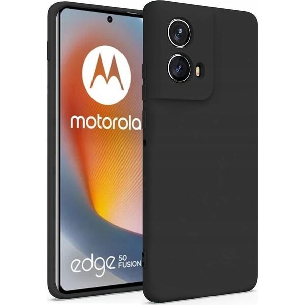 Hurtel Etui Soft Case na Motorola Edge 50 Fusion - czarne 13804552 5907769362699