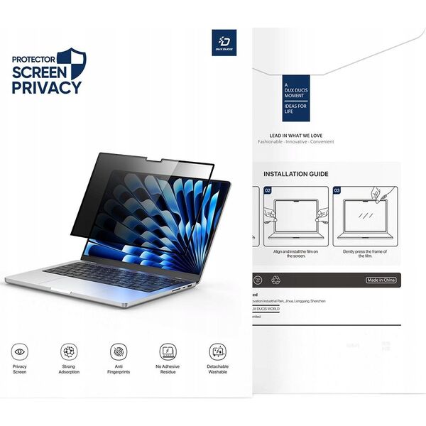 Filtr Dux Ducis Folia prywatyzująca Dux Ducis Privacy Film na MacBook Pro 15'' (2017/2018) 13804578 6934913007440