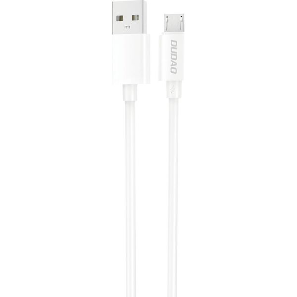 Kabel USB Dudao USB-A - microUSB 1 m Biały (6976625331741) 13804603 6976625331741