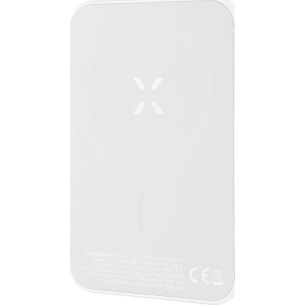 Powerbank Fixed FIXED MagZen - powerbank z MagSafe 1X USB-C PD 20W 6000 mAh biały - Gwarancja bezpieczeństwa. Proste raty. Bezpłatna wysyłka od 170 zł. 13810075 8591680151714