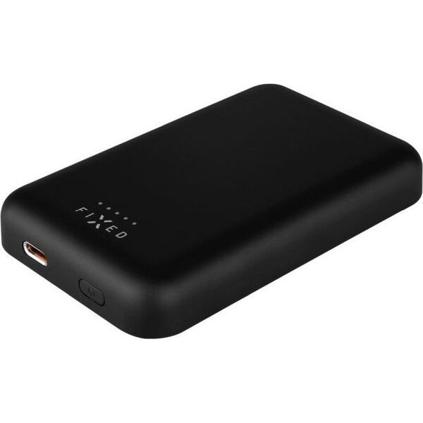 Powerbank Fixed FIXED MagZen - powerbank z MagSafe 1X USB-C PD 20W 6000 mAh czarny - Gwarancja bezpieczeństwa. Proste raty. Bezpłatna wysyłka od 170 zł. 13810076 8591680151707