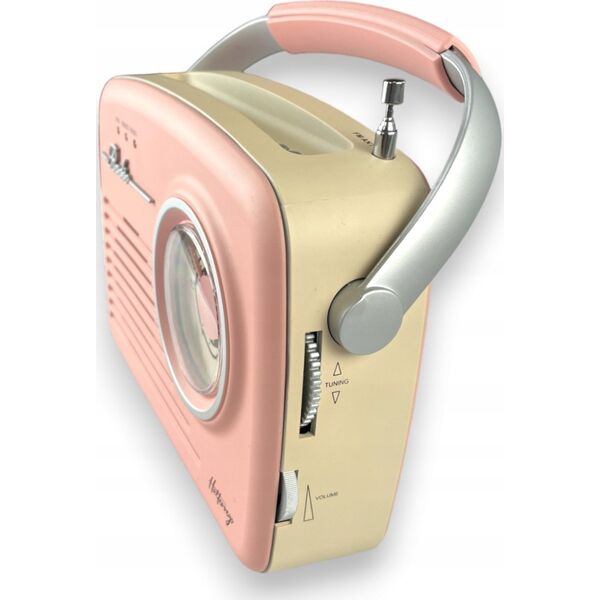 Radio Eltra Radio LUIZA RETRO SP-11 MP3 USB SD Różowe 13811494 5907727028513