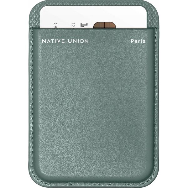 Native Union Native Union (Re)Classic Wallet - skórzany portfel kompatybilny z MagSafe (slate green) 13811847 4895200476009