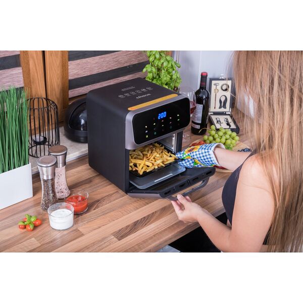 Frytkownica beztłuszczowa Linbox Frytkownica beztłuszczowa/piekarnik 5504 Linbox czarna 13811954 5903715552794