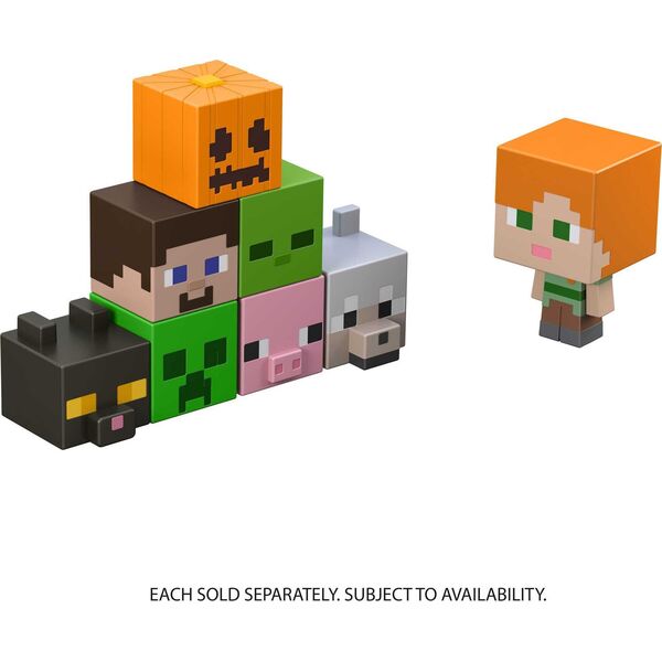 Figurka Mattel MINECRAFT GLOWA MOBA MINIFIGURKA AST HDV64 WB36 13812814 194735032433