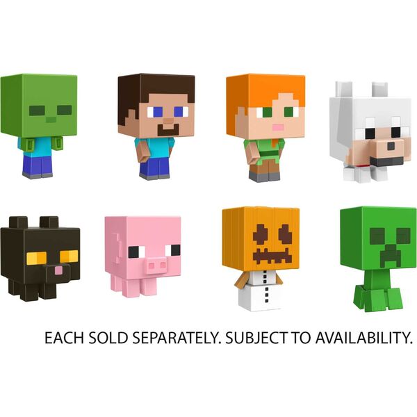 Figurka Mattel MINECRAFT GLOWA MOBA MINIFIGURKA AST HDV64 WB36 13812814 194735032433
