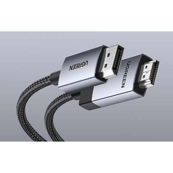 Kabel Ugreen Kabel DisplayPort do HDMI Ugreen DP119, 4K 60Hz, 3m (czarny) 13814624 6941876224913