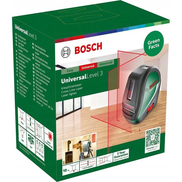 Bosch BOSCH LASER UNIVERSAL LEVEL 3 UNI KRZYŻOWY 13815685 4059952647982