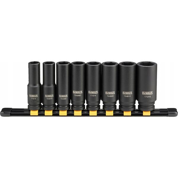 Dewalt DEWALT ZESTAW NASADEK UDAROWYCH  8cz. 1/2" 13815706 3253560860905