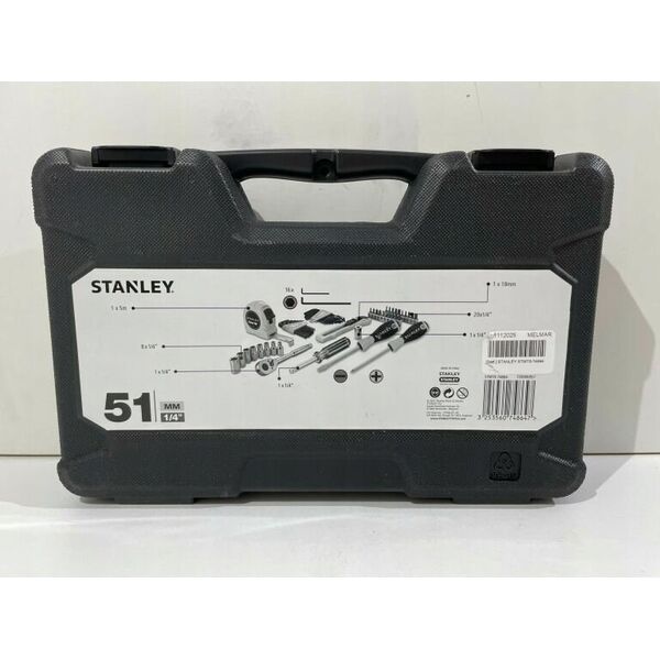 Zestaw narzędzi Stanley STANLEY ZESTAW NARZĘDZI  51el. W KASECIE 13815785 3253560748647