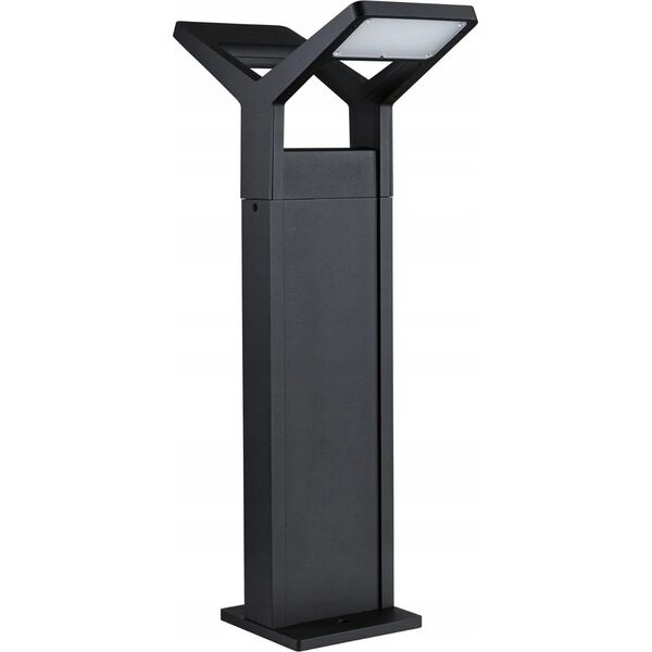 Paulmann Oprawa ogrodowa JUNTEA LED PIR 2x12.5W 2x800lm 3000K 585mm IP44 230V antracyt / aluminium 13815899 4000870948613