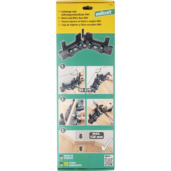 Wolfcraft Regulowana skrzynka uciosowa PRO Wolfcraft 13815920 4006885695603