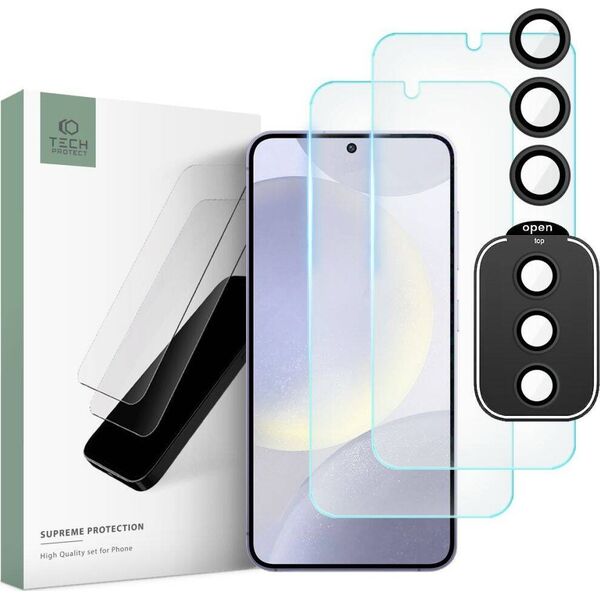 Tech-Protect SZKŁO HARTOWANE TECH-PROTECT SUPREME SET GALAXY S24 CLEAR 13816070 5906203690428
