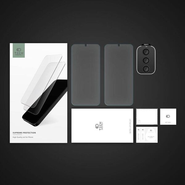Tech-Protect SZKŁO HARTOWANE TECH-PROTECT SUPREME SET GALAXY S24 CLEAR 13816070 5906203690428
