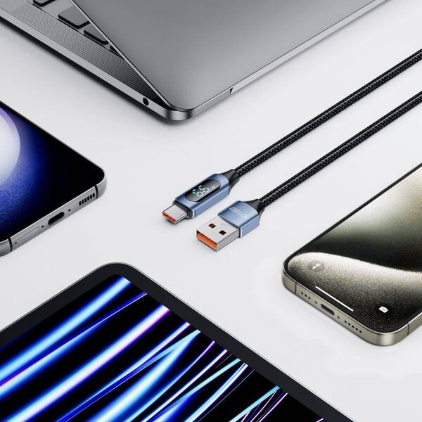 Kabel USB Tech-Protect USB-A - USB-C 1 m Niebieski (5906203690671) 13816091 5906203690671