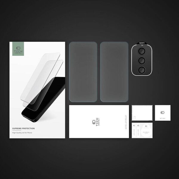 Tech-Protect SZKŁO HARTOWANE TECH-PROTECT SUPREME SET GALAXY A35 5G CLEAR 13816124 5906203691876