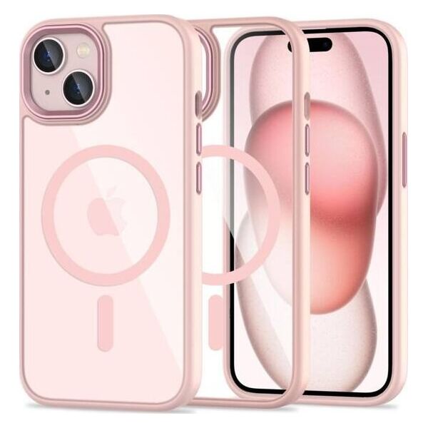 Tech-Protect TECH-PROTECT MAGMAT MAGSAFE IPHONE 15 PINK/CLEAR 13816180 5906302307999