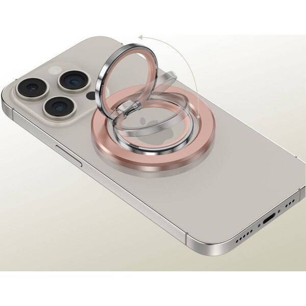 Tech-Protect TECH-PROTECT MMR300 MAGNETIC MAGSAFE PHONE RING ROSE GOLD 13816209 5906302308781