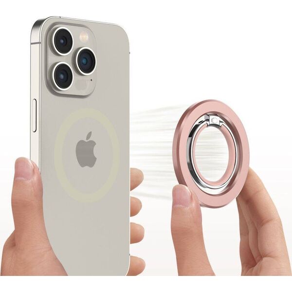 Tech-Protect TECH-PROTECT MMR300 MAGNETIC MAGSAFE PHONE RING ROSE GOLD 13816209 5906302308781