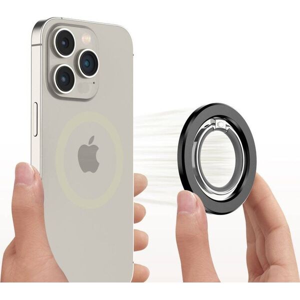 Tech-Protect TECH-PROTECT MMR300 MAGNETIC MAGSAFE PHONE RING BLACK 13816212 5906302308804