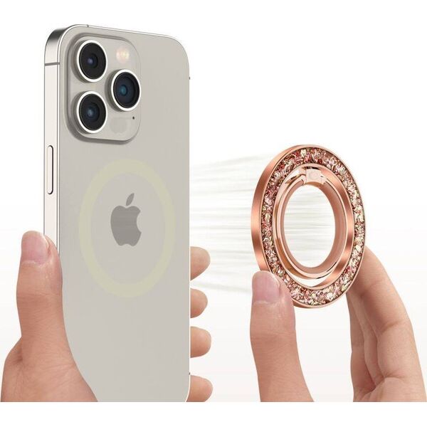 Tech-Protect TECH-PROTECT MMR200 MAGNETIC MAGSAFE PHONE RING ROSE GOLD 13816214 5906302308774