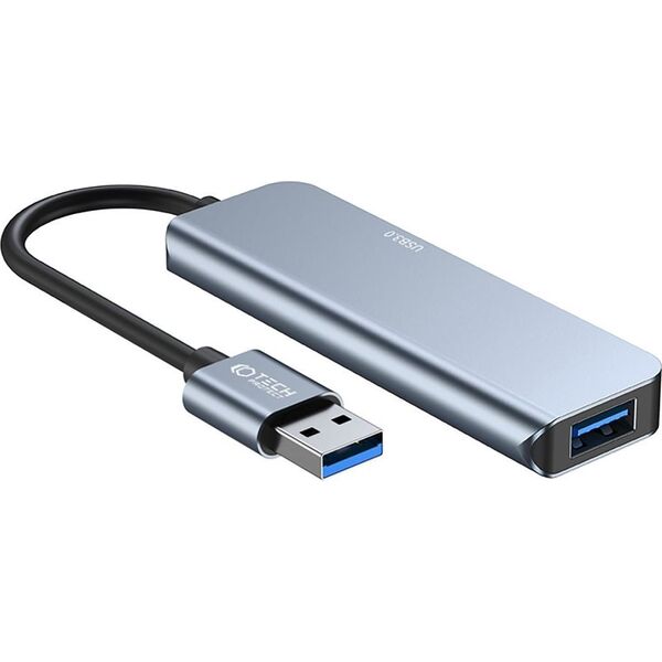 Adapter USB Tech-Protect TECH-PROTECT V0-HUB ADAPTER 5IN1 GREY 13816398 9490713935255