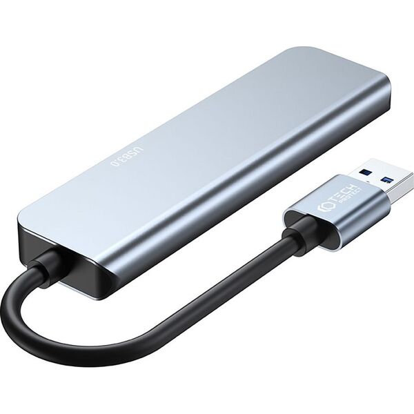 Adapter USB Tech-Protect TECH-PROTECT V0-HUB ADAPTER 5IN1 GREY 13816398 9490713935255