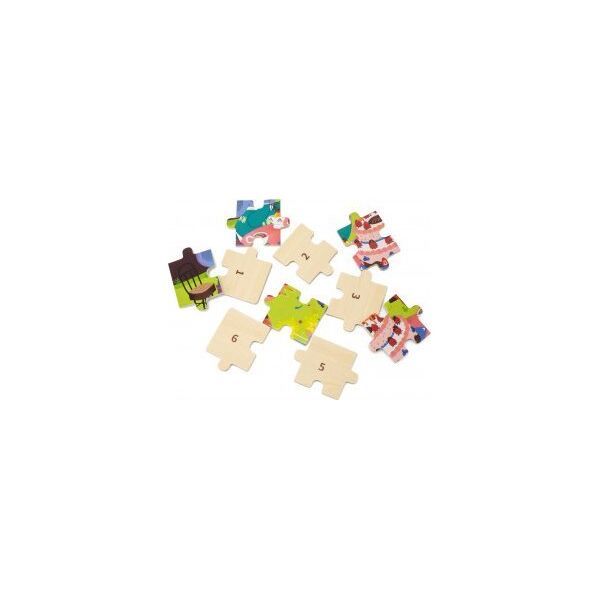 Viga Viga 44644 Puzzle na podkładce 24 elementy - urodziny 13828272 6971608446443