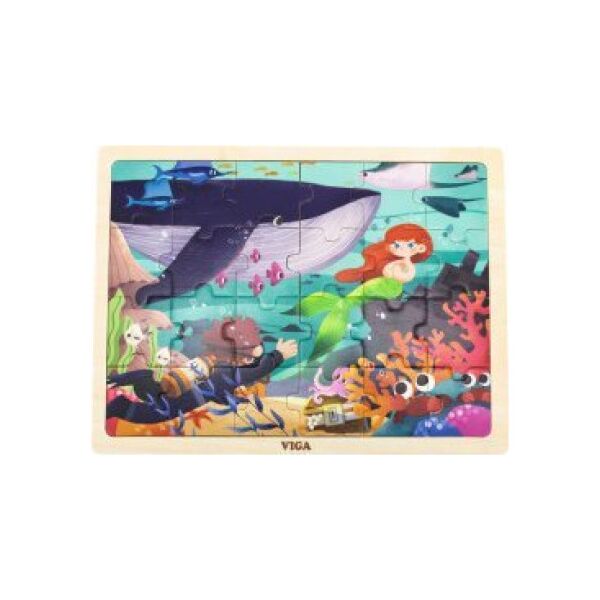 Viga Viga 44645 Puzzle na podkładce 24 elementy - morze 13828281 6971608446450