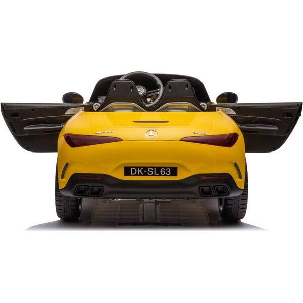 Lean Cars Auto Na Akumulator Mercedes AMG SL63 Żółty Lakierowany 13828419 5905884454855