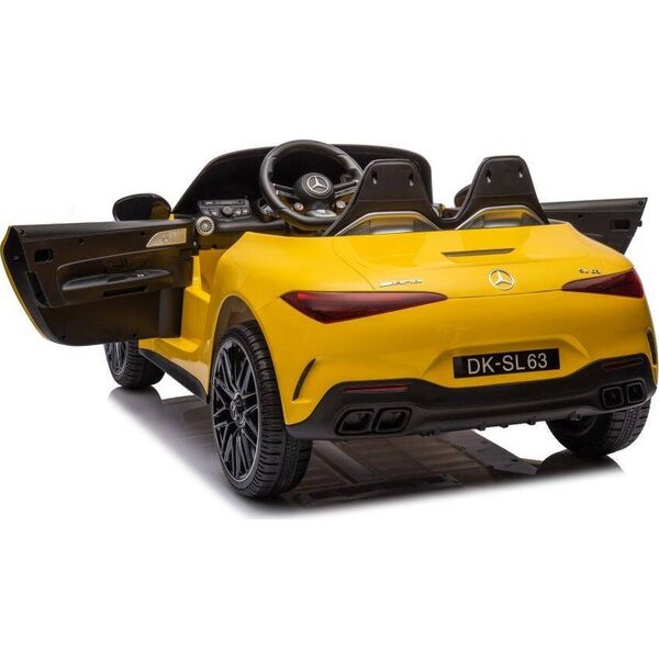 Lean Cars Auto Na Akumulator Mercedes AMG SL63 Żółty Lakierowany 13828419 5905884454855